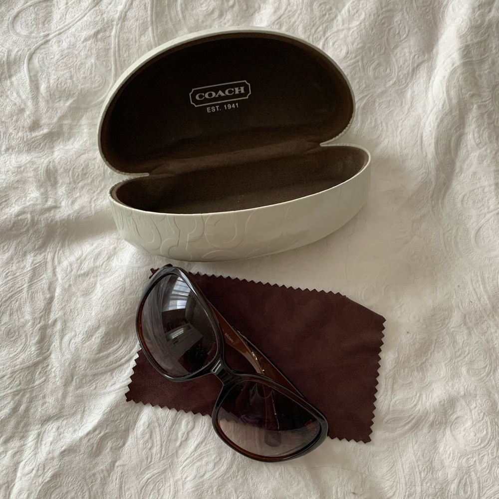 Coach brown sunglasses